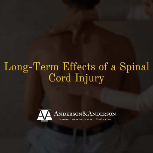 Long-Term Effects of a Spinal Cord Injury | Legal Aid for an Injury